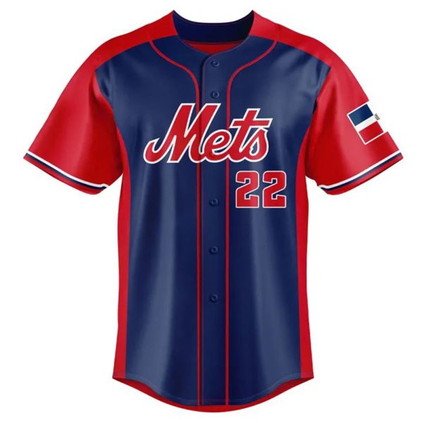 2025 Mets Juan Soto Dominican Republic Jersey 2