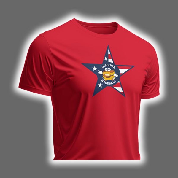 2025 Montgomery Biscuits Independence Day Celebration T-Shirt Giveaway