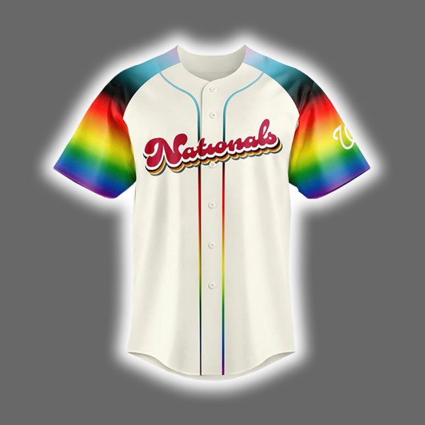 2025 Nationals Pride Night Baseball Jersey 2