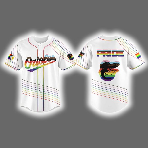2025 Orioles Celebration Pride Month Baseball Jersey