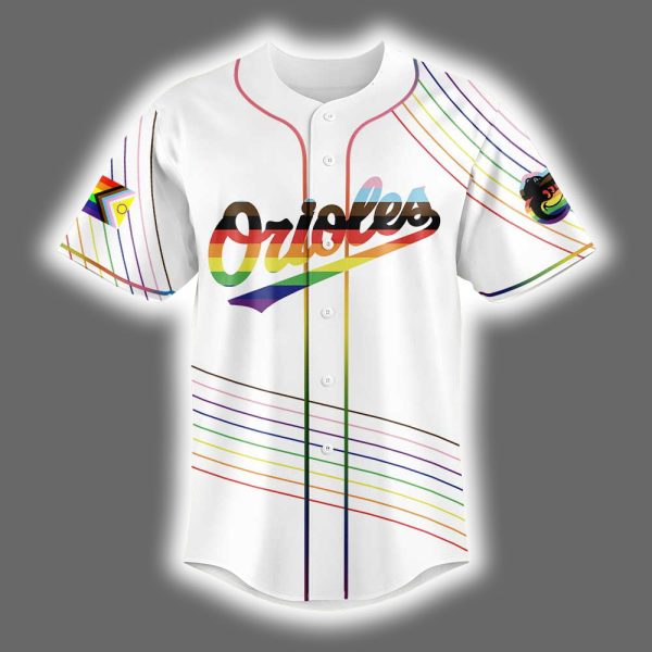 2025 Orioles Celebration Pride Month Baseball Jersey 2