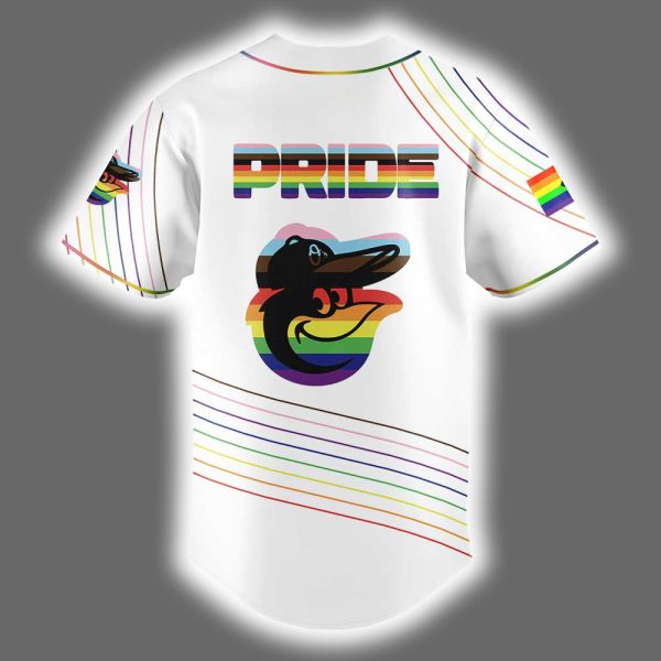 2025 Orioles Celebration Pride Month Baseball Jersey 3