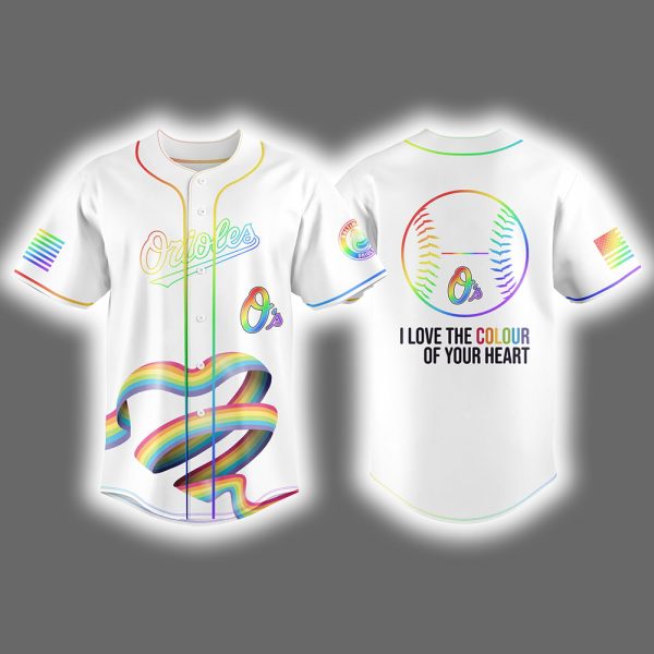 2025 Orioles Happy Pride Month LGBTQ Baseball Jersey