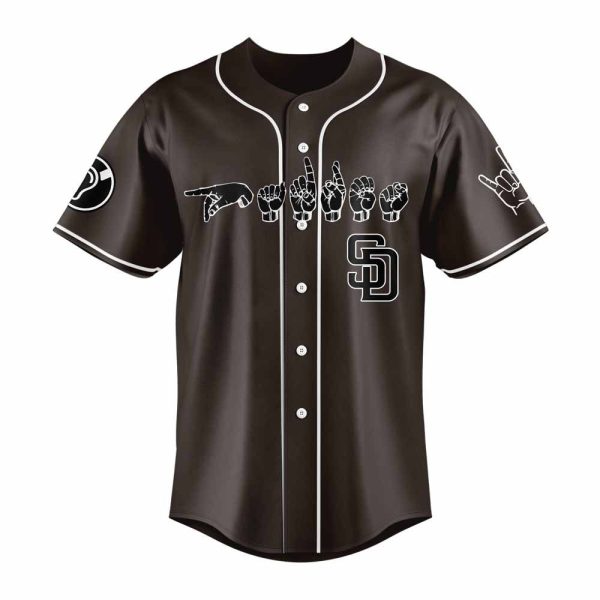 2025 Padres Deaf And Hard Of Hearing Awareness Day Jersey 2