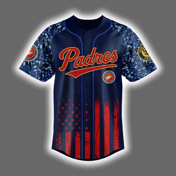 2025 Padres USMC 250th Birthday Celebration Jersey 2
