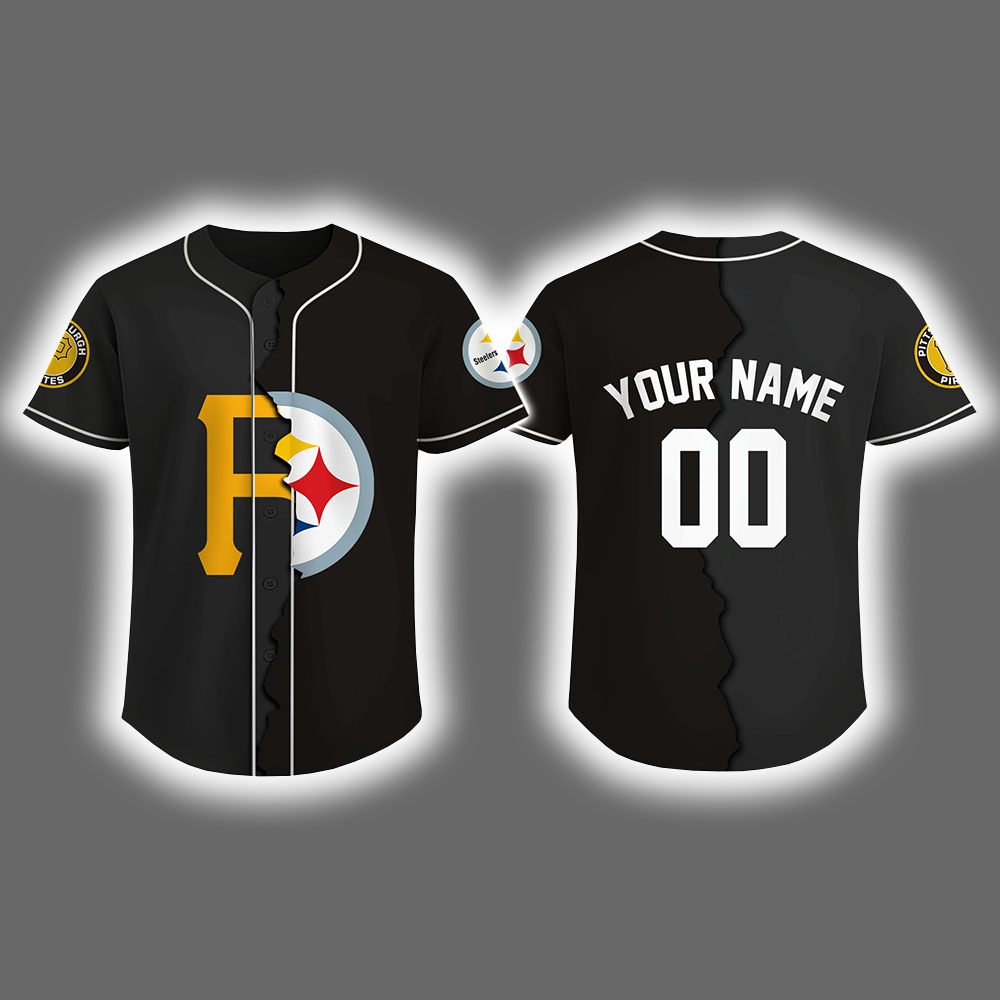 2025 Pirates x Steelers Baseball Jersey 2025 Pirates x Steelers Baseball Jersey