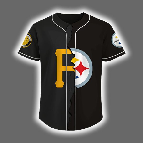 2025 Pirates x Steelers Baseball Jersey 2