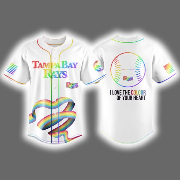 2025 Rays Happy Pride Month LGBTQ Baseball Jersey