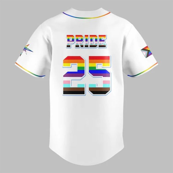 2025 Rays Happy Pride Night Jersey 3