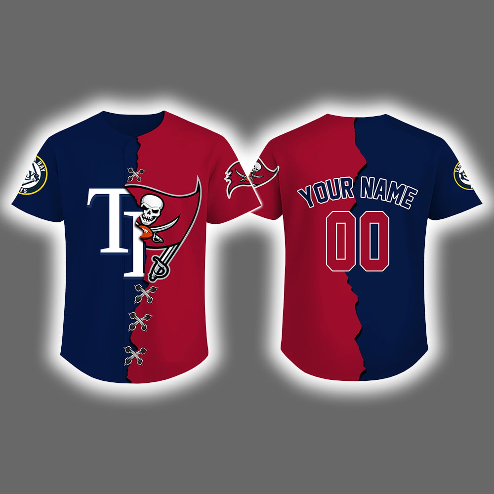 2025 Rays x Buccaneers Baseball Jersey 2025 Rays x Buccaneers Baseball Jersey