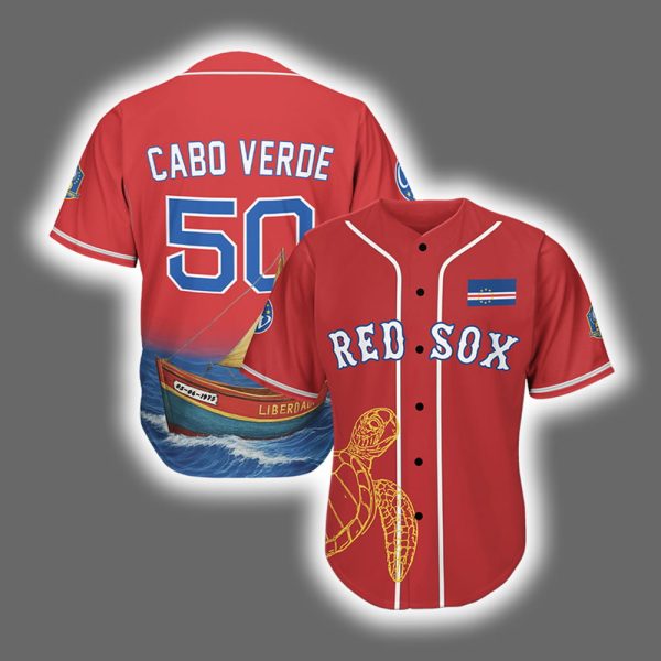 2025 Red Sox Cabo Verde Celebration Jersey 2025