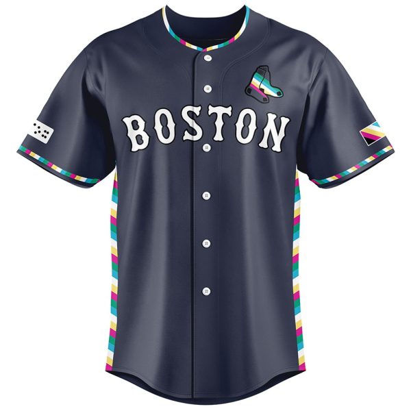 2025 Red Sox Happy Pride Night Jersey 2