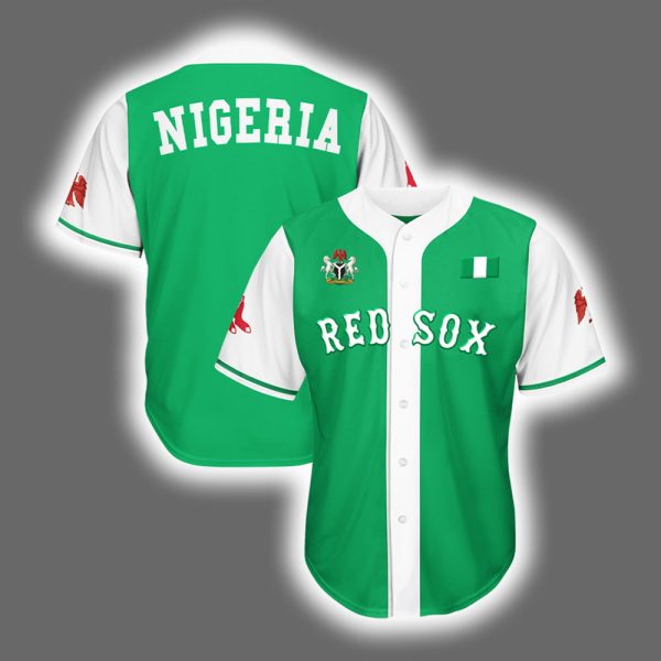 Red Sox Nigerian Celebration Jersey 2025 Giveaway