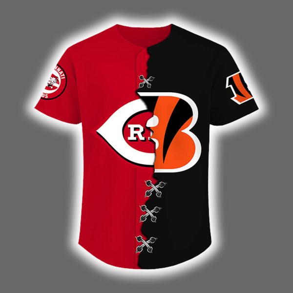 2025 Reds x Bengals Baseball Jersey 2