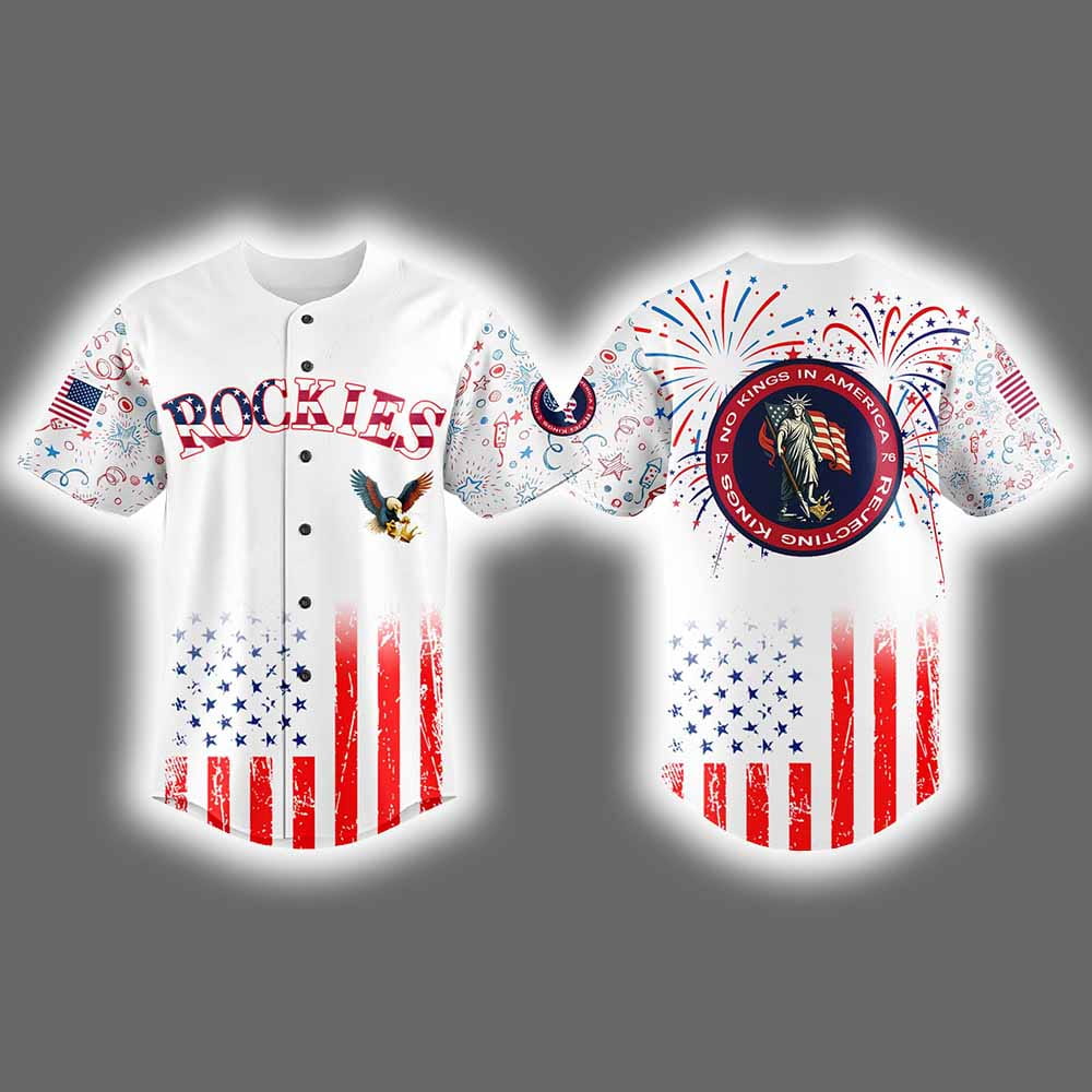 2025 Rockies Happy 4th of July No Kings Jersey 2025 Rockies Happy 4th of July No Kings Jersey