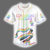 2025 Rockies Happy Pride Month LGBTQ Baseball Jersey 2