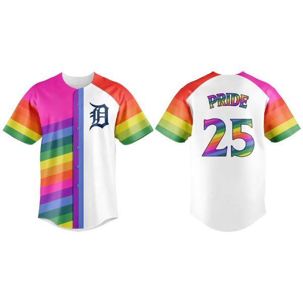2025 Tigers Happy Pride Night Jersey