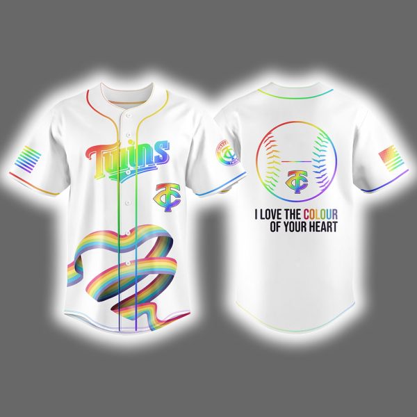 2025 Twins Happy Pride Month LGBTQ Baseball Jersey