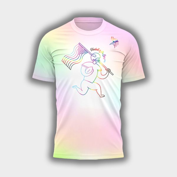 2025 Vikings Celebrating Pride Month Shirt 2
