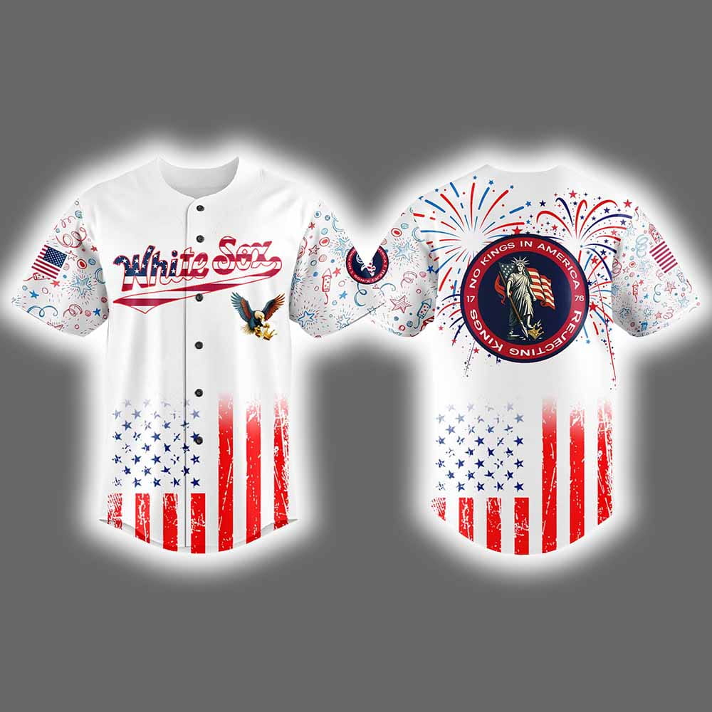 2025 White Sox Happy 4th of July No Kings Jersey 2025 White Sox Happy 4th of July No Kings Jersey