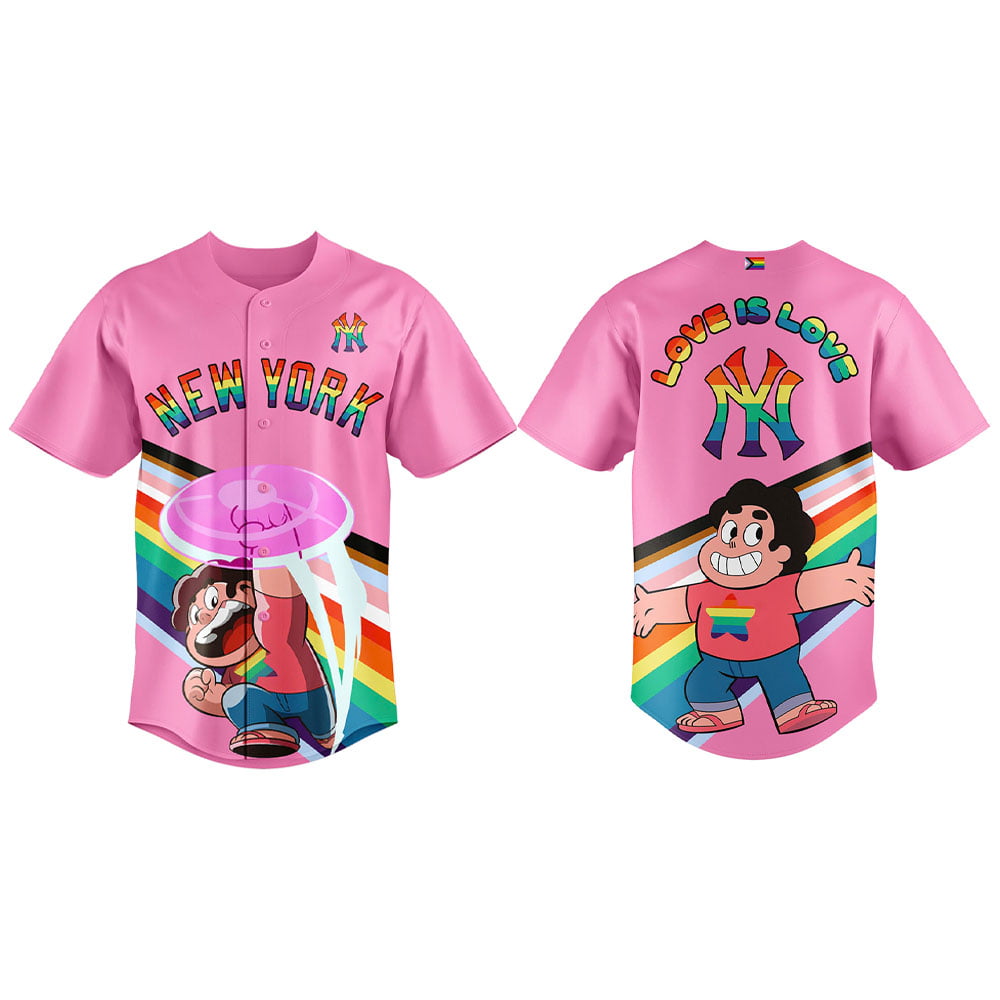 2025 Yankees Pride Night Steven Universe Jersey 2025 Yankees Pride Night Steven Universe Jersey