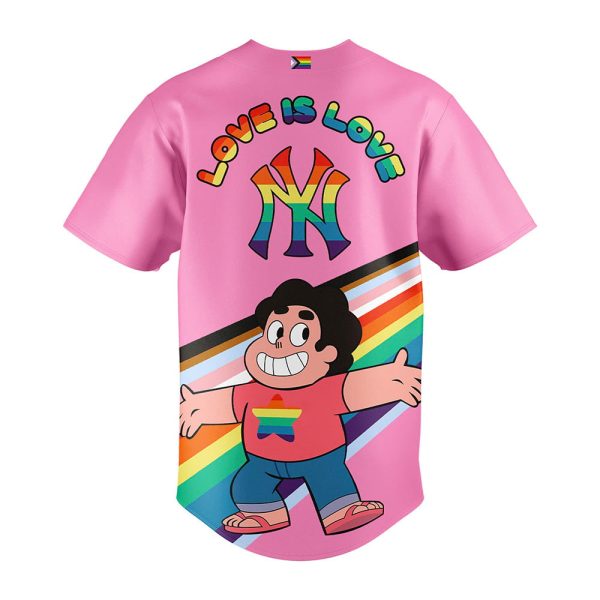 2025 Yankees Pride Night Steven Universe Jersey 3