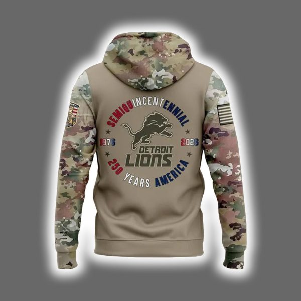 2026 Lions 250 Years America Hoodie 3