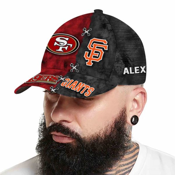 49ers x Giants Personalized Cap 3
