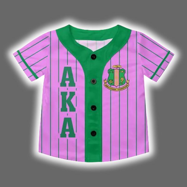 Alpha Kappa Alpha 1908 Baseball Jersey 2