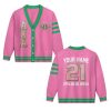 Alpha Kappa Alpha Sorority 1908 Personalized Cardigan