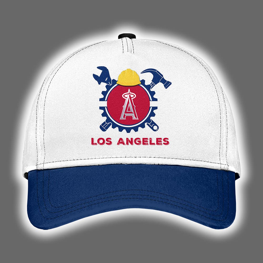 Angels 2025 USA Happy Labor Day Hat Angels 2025 USA Happy Labor Day Hat