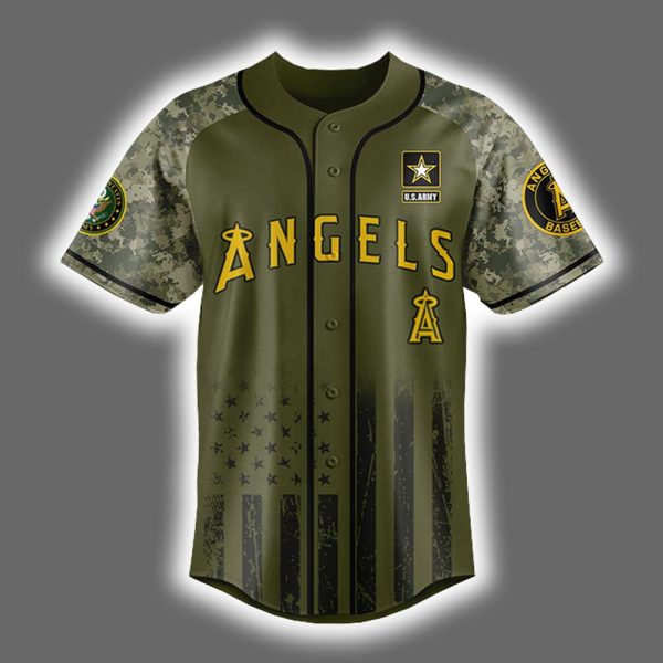Angels US ARMY 250th Birthday Celebration Jersey 2025 2