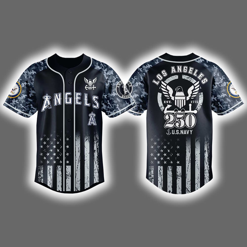 Angels US Navy 250th Birthday Celebration Jersey 2025 Angels US Navy 250th Birthday Celebration Jersey 2025
