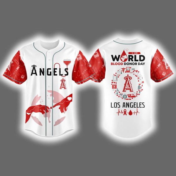 Angels World Blood Donor Day 2025 Jersey