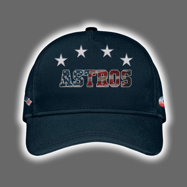 Astros 2025 Happy American Flag Day Hat