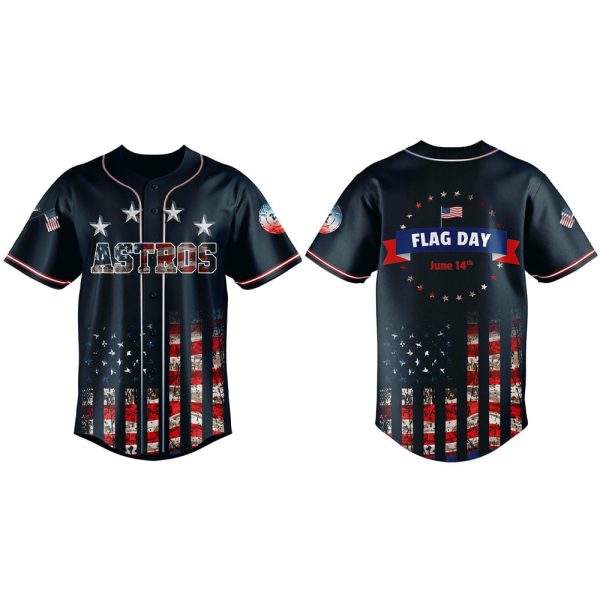 Astros 2025 Happy American Flag Day Jersey