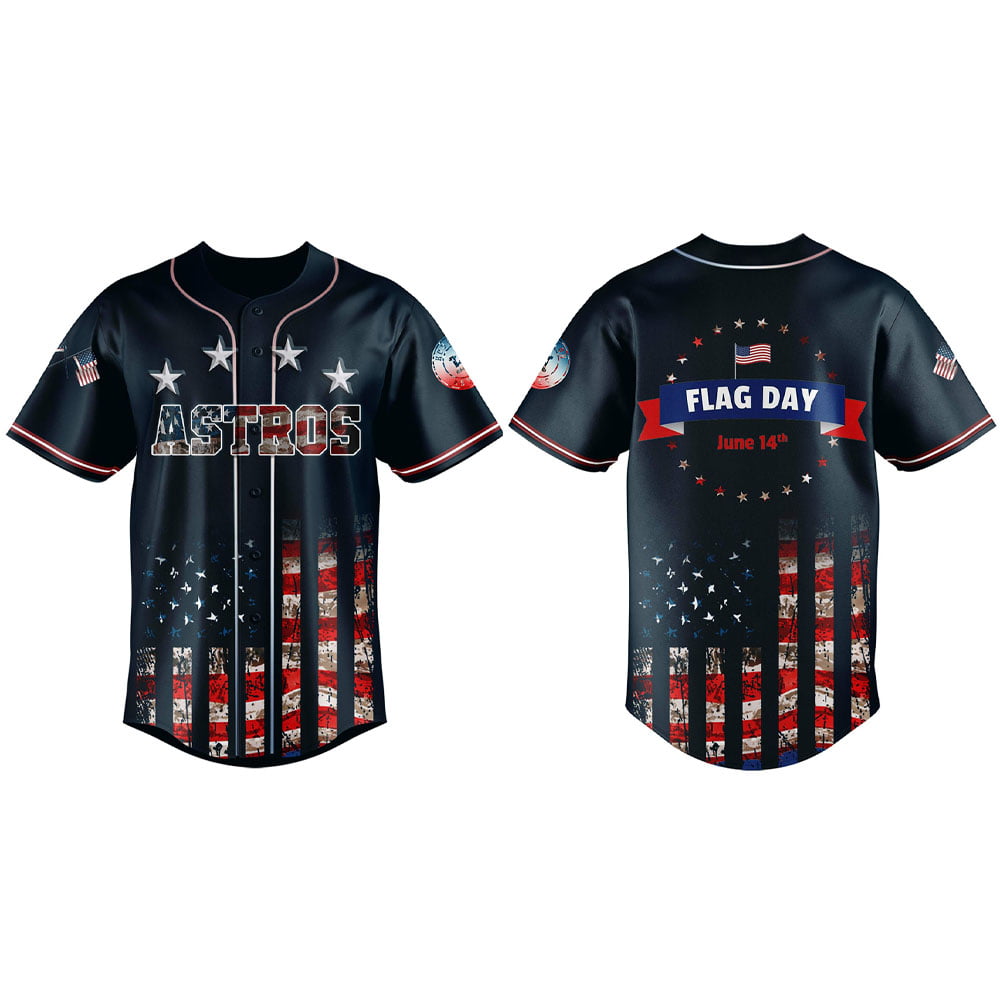Astros 2025 Happy American Flag Day Jersey Astros 2025 Happy American Flag Day Jersey