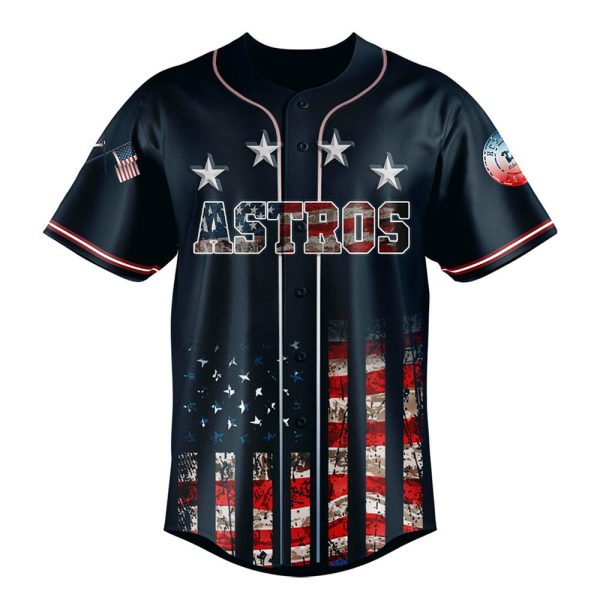 Astros 2025 Happy American Flag Day Jersey 2