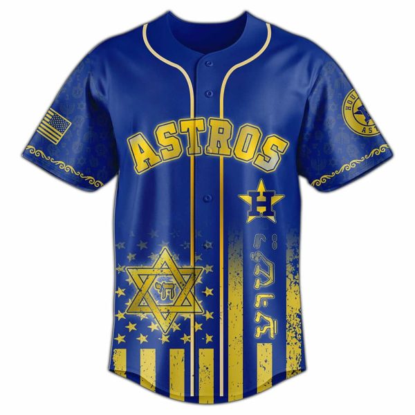 Astros 2025 Jewish Heritage Night Jersey 2