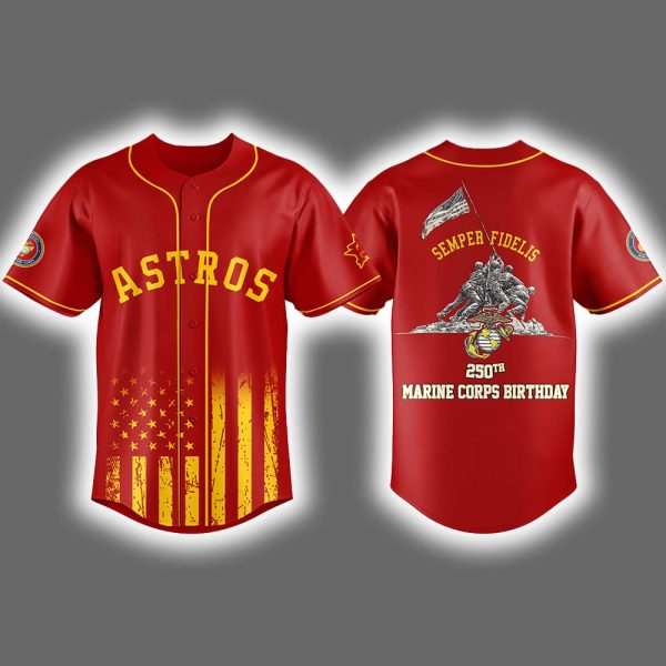 Astros 250th Marine Corps Birthday Jersey 2025