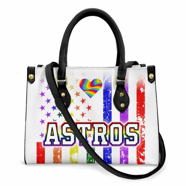 Astros Happy Pride Month Leather Handbag 2025