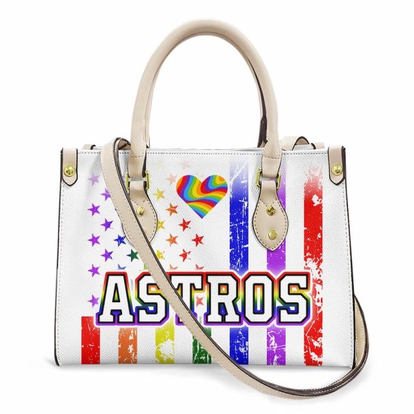 Astros Happy Pride Month Leather Handbag 2025 2