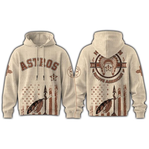 Astros x Native American Heritage Month 2025 Hoodie Joggers Cap