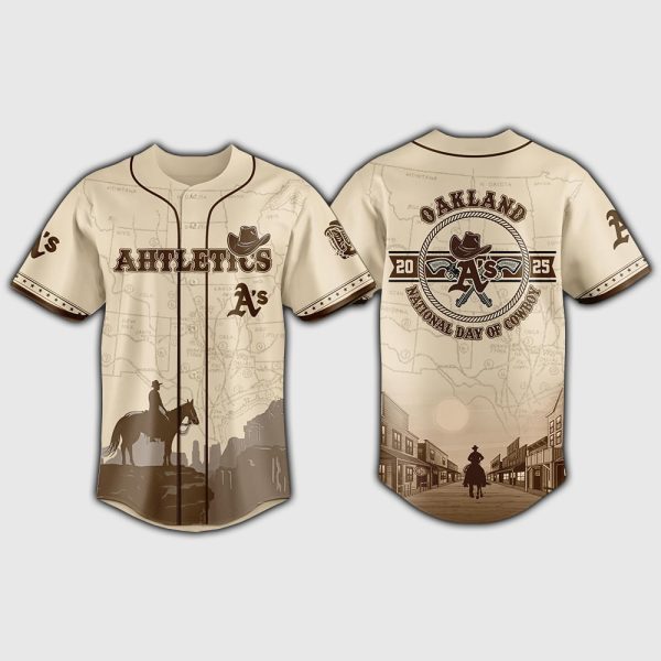 Athletics 2025 National Day Of Cowboy Jersey