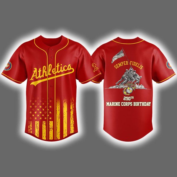 Athletics 250th Marine Corps Birthday Jersey 2025
