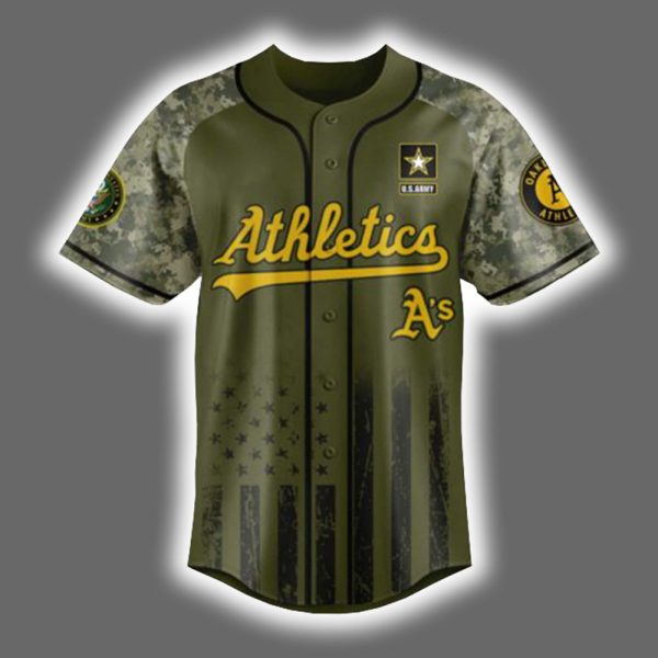 Athletics US ARMY 250th Birthday Celebration Jersey 2025 2