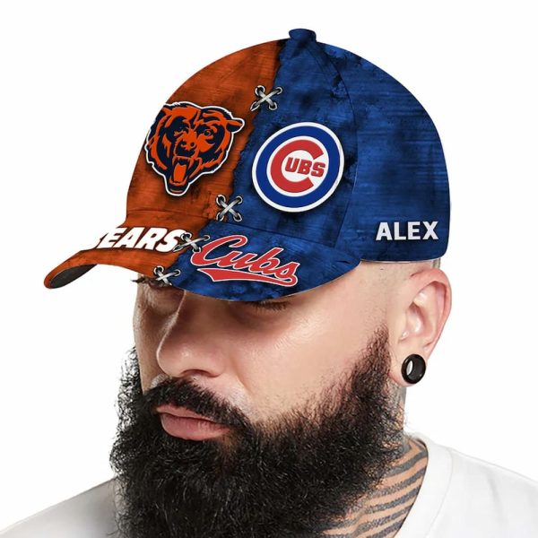 Bears x Cubs Personalized Cap 2