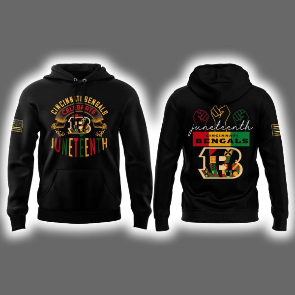 Bengals Celebrate Juneteenth 2025 Hoodie Joggers Cap