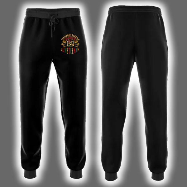 Bengals Celebrate Juneteenth 2025 Hoodie Joggers Cap 3