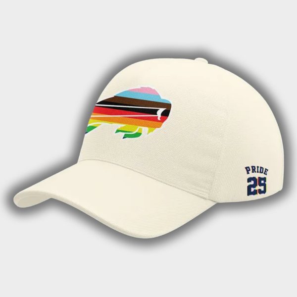 Bills 2025 Happy Pride Night Hoodie Joggers Cap 3